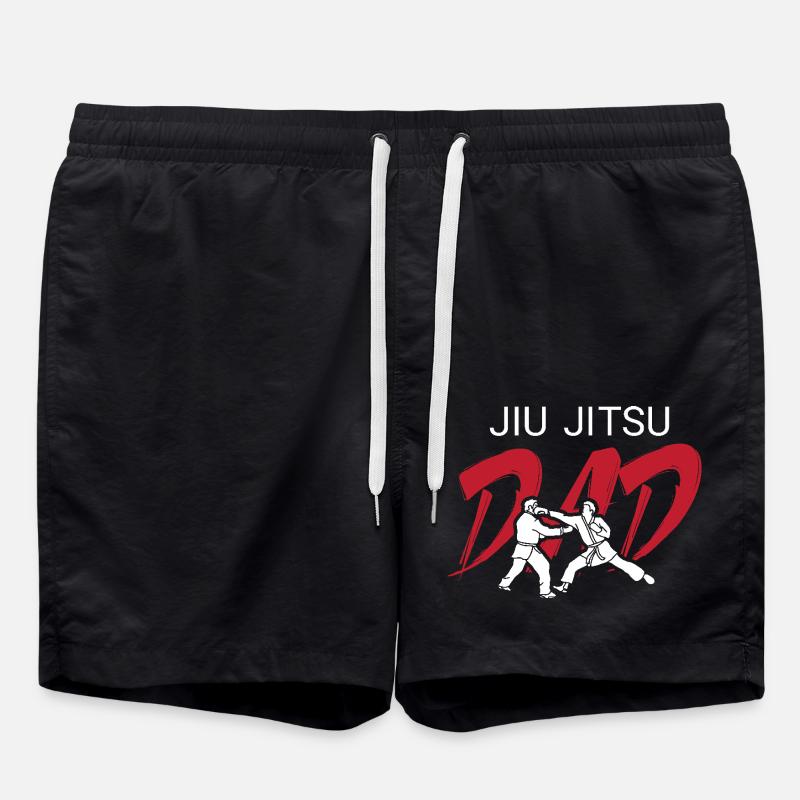 Jiu Jitsu Selbstverteidigung - Badeshorts - Schwarz