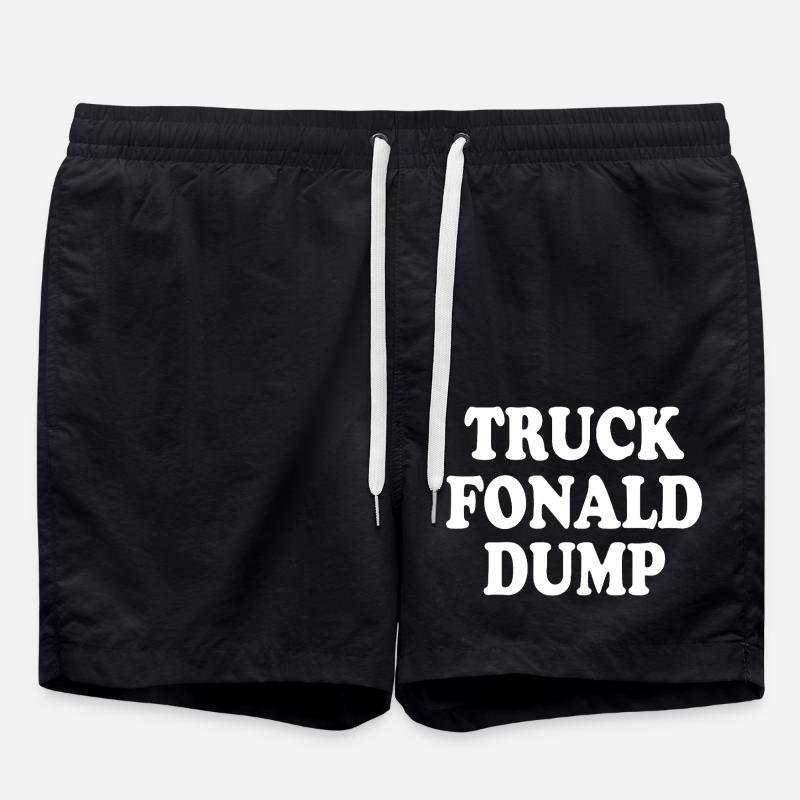 truck fonald dump - Short de bain - noir