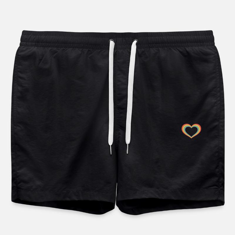 Little Pride Heart - Swim Trunks - black