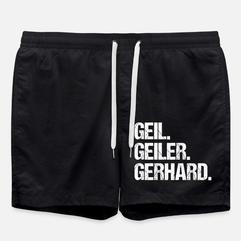 Gerhard - Badeshorts - Schwarz