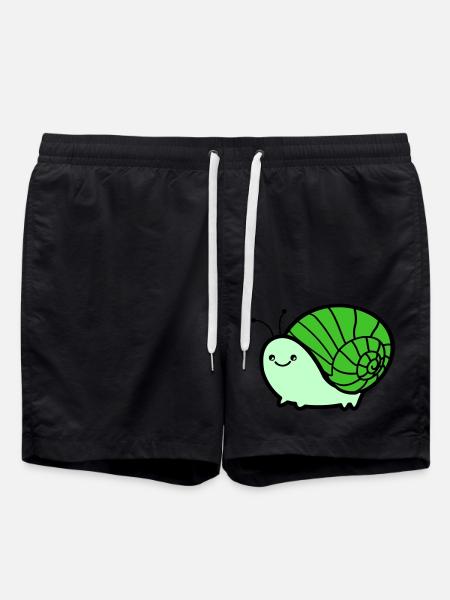 Escargot 02 - Short de bain - noir
