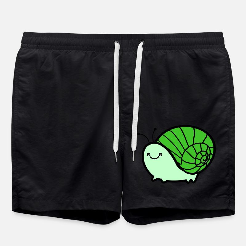 Escargot 02 - Short de bain - noir