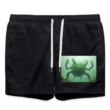 Hundun, dieu informe du chaos de la mythologie chinoise - Short de bain - noir - Devant - AI Model Male 185 light (185cm)