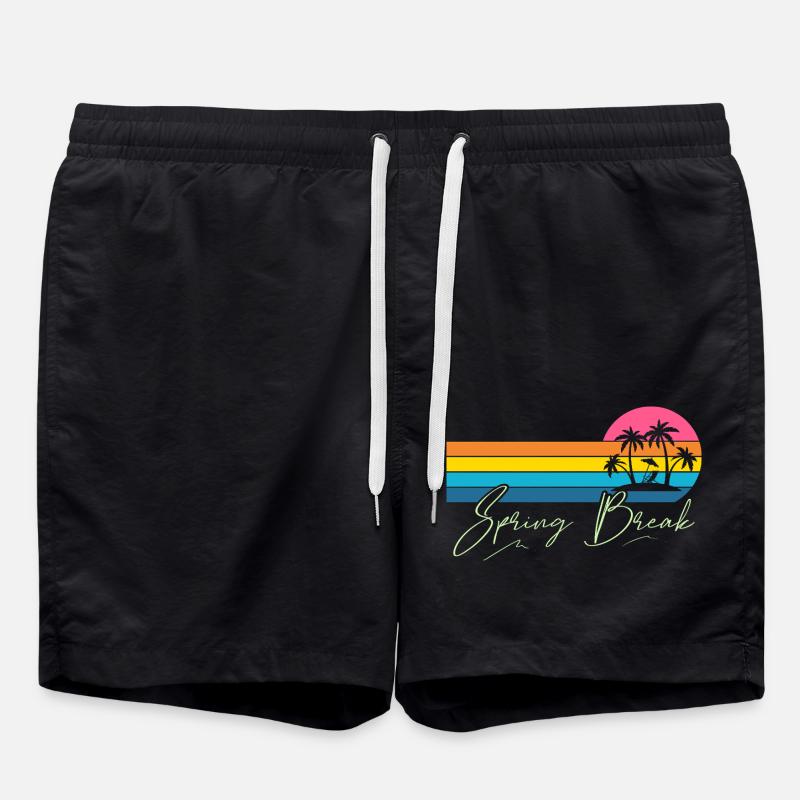 Spring Break - Badeshorts - Schwarz
