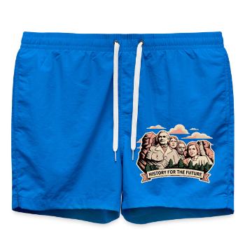 HISTORY FOR THE FUTURE - Swim Trunks - cobalt blue - Front