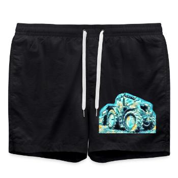Tractor - Swim Trunks - black - Front - AI Model Male 185 light (185cm)