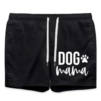 Maman chien - Short de bain - noir - Devant - AI Model Male 185 light (185cm)