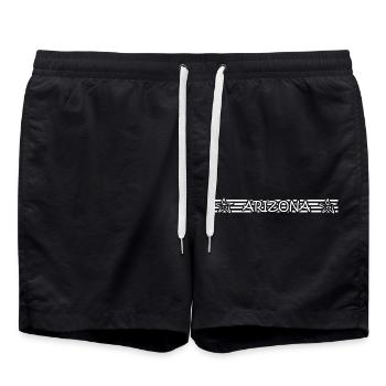 L’Arizona comme anniversaire - Short de bain - noir - Devant - AI Model Male 185 light (185cm)