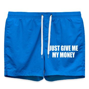 just give me my money - Short de bain - cobalt blue - Devant