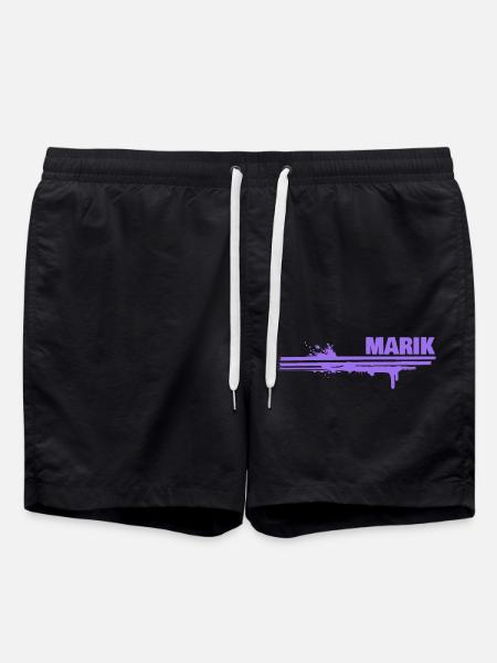 Gift for Marik - Swim Trunks - black