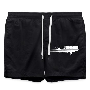 Cadeau pour Jannek - Short de bain - noir - Devant - AI Model Male 185 light (185cm)