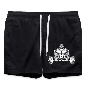 Gorilla Strong Beast - Swim Trunks - black - Front - AI Model Male 185 light (185cm)