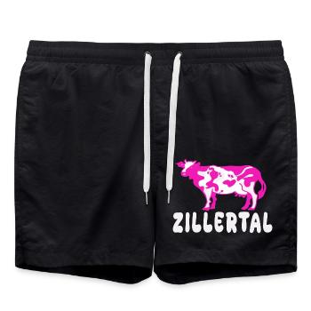 Saison de ski à Zillertal Vacances d’hiver - Short de bain - noir - Devant - AI Model Male 185 light (185cm)