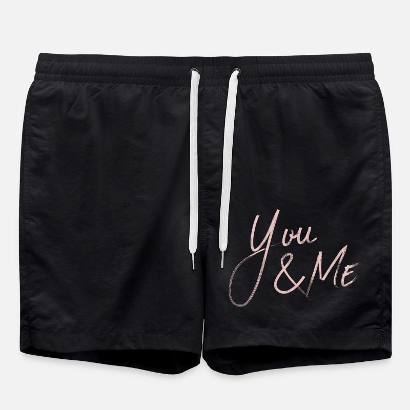 YOU & ME - Badeshorts - Schwarz