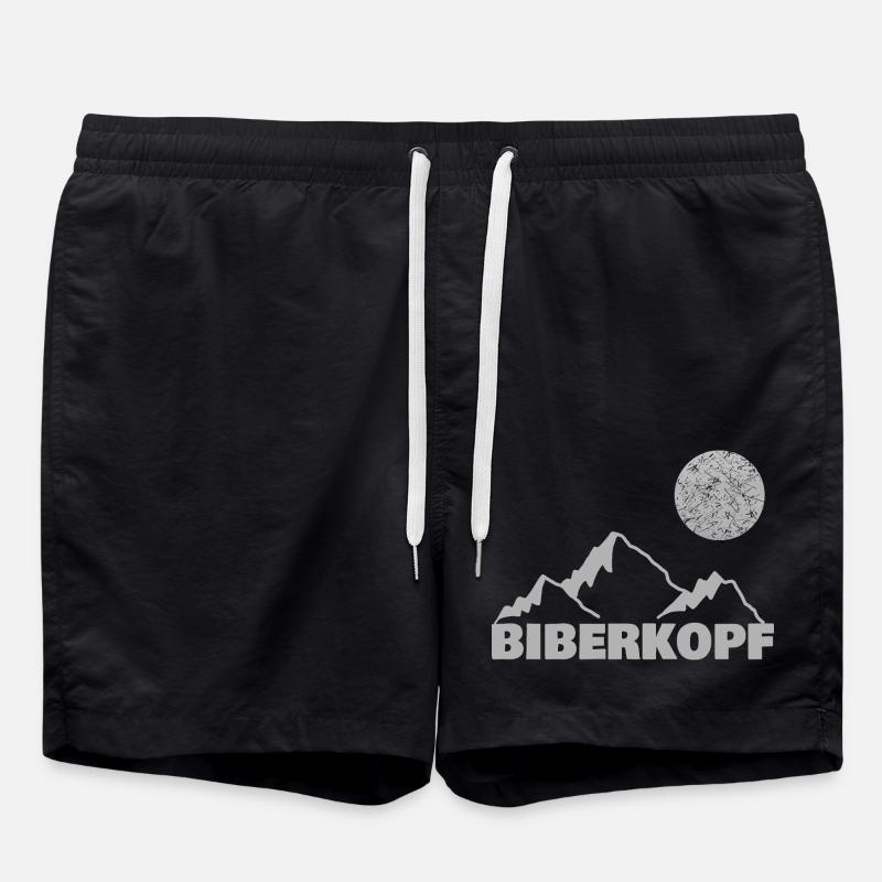 Klettern Biberkopf - Badeshorts - Schwarz