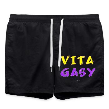 MDG Vita Gasy 01 - Short de bain - noir - Devant - AI Model Male 185 light (185cm)