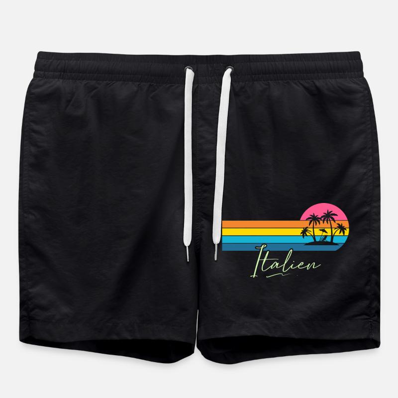 Italien - Badeshorts - Schwarz