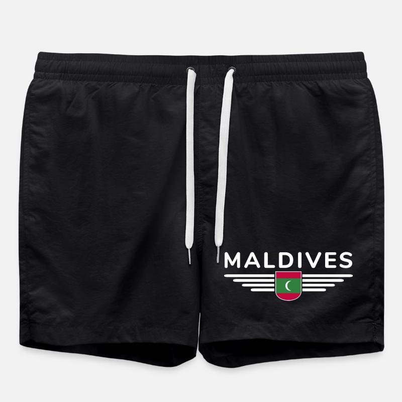 Maldives Fans : Maillots exclusifs - Short de bain - noir