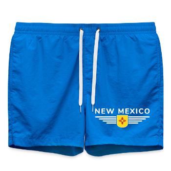New Mexico Fan T-Shirt – a must-have for fans! - Swim Trunks - cobalt blue - Front