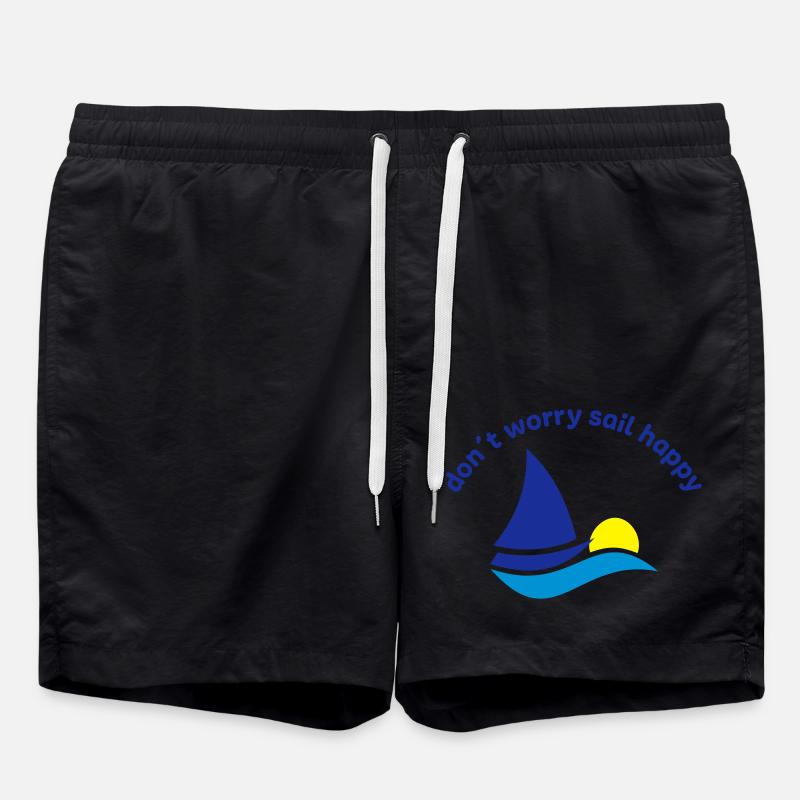 Segler - Badeshorts - Schwarz