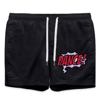 dance - Short de bain - noir - Devant - AI Model Male 185 light (185cm)