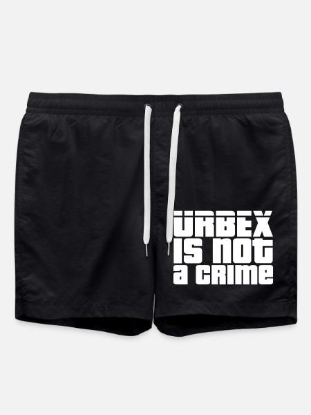 Urbax is not a crime - Swim Trunks - black