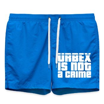Urbax is not a crime - Swim Trunks - cobalt blue - Front