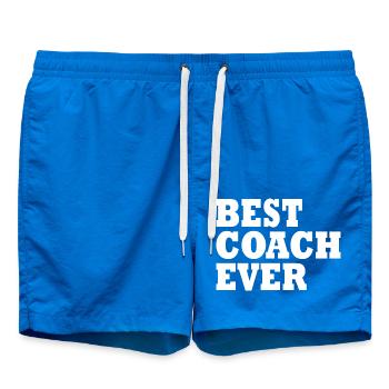 Best coach ever - Short de bain - cobalt blue - Devant