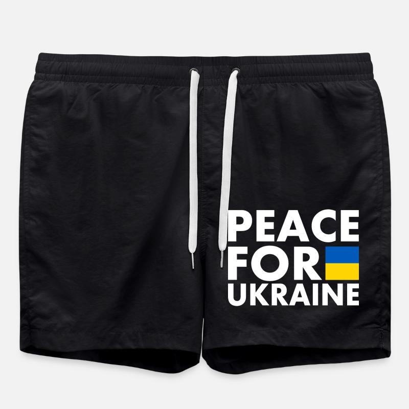 Ukraine - Short de bain - noir