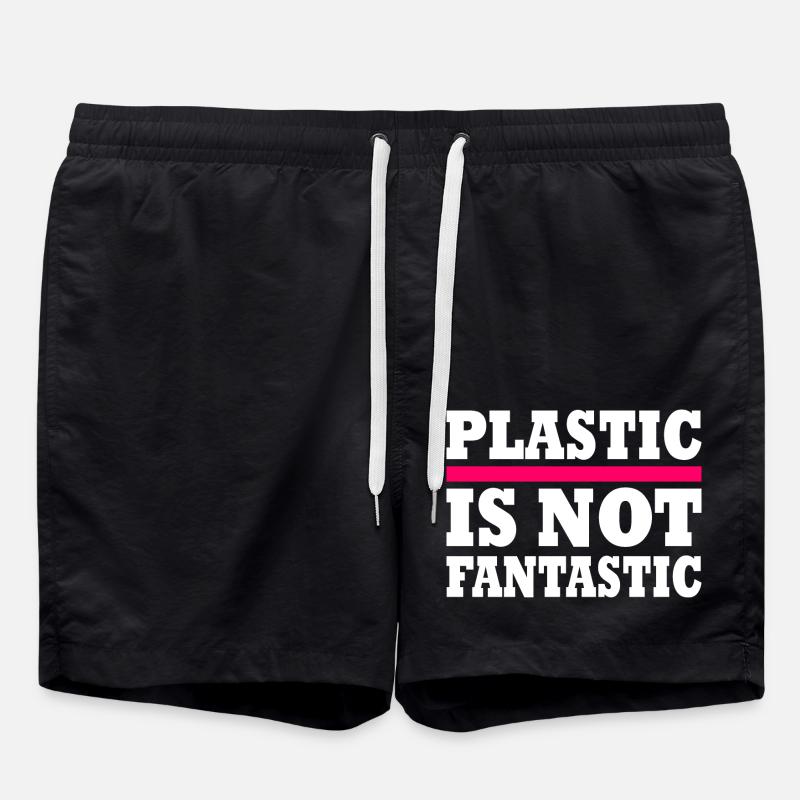 Plastic is not fantastic - Short de bain - noir