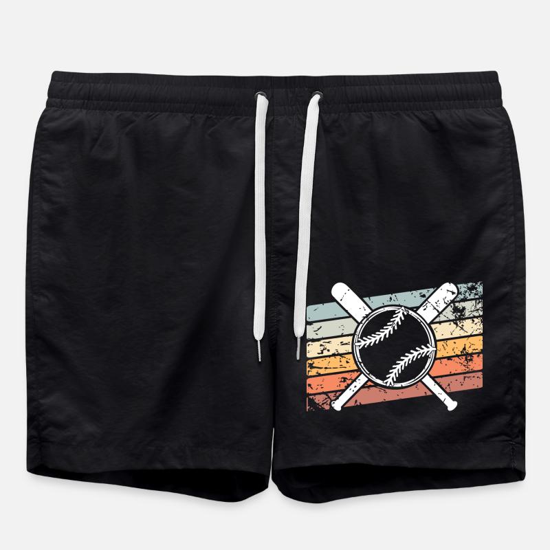 Baseball - Swim Trunks - black