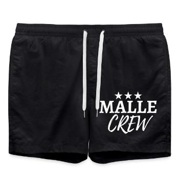 Malle Crew Beer Party - Swim Trunks - black - Front - AI Model Male 185 light (185cm)