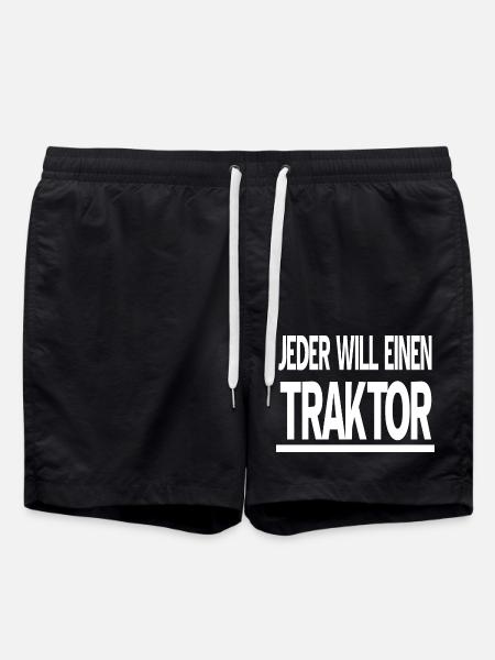 Tractor - Swim Trunks - black
