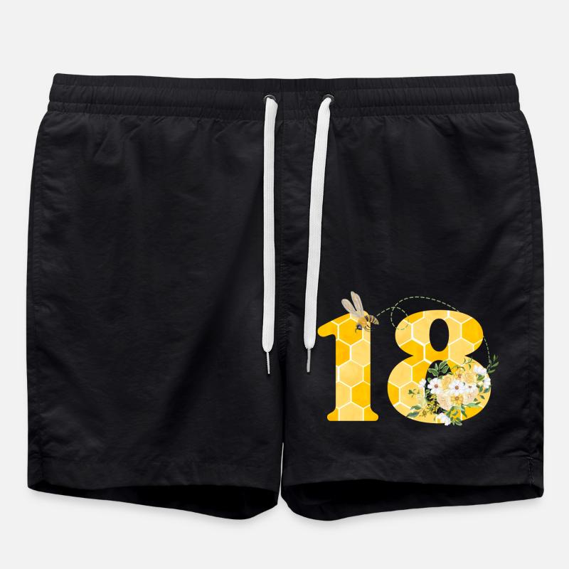 18e anniversaire abeille - Short de bain - noir