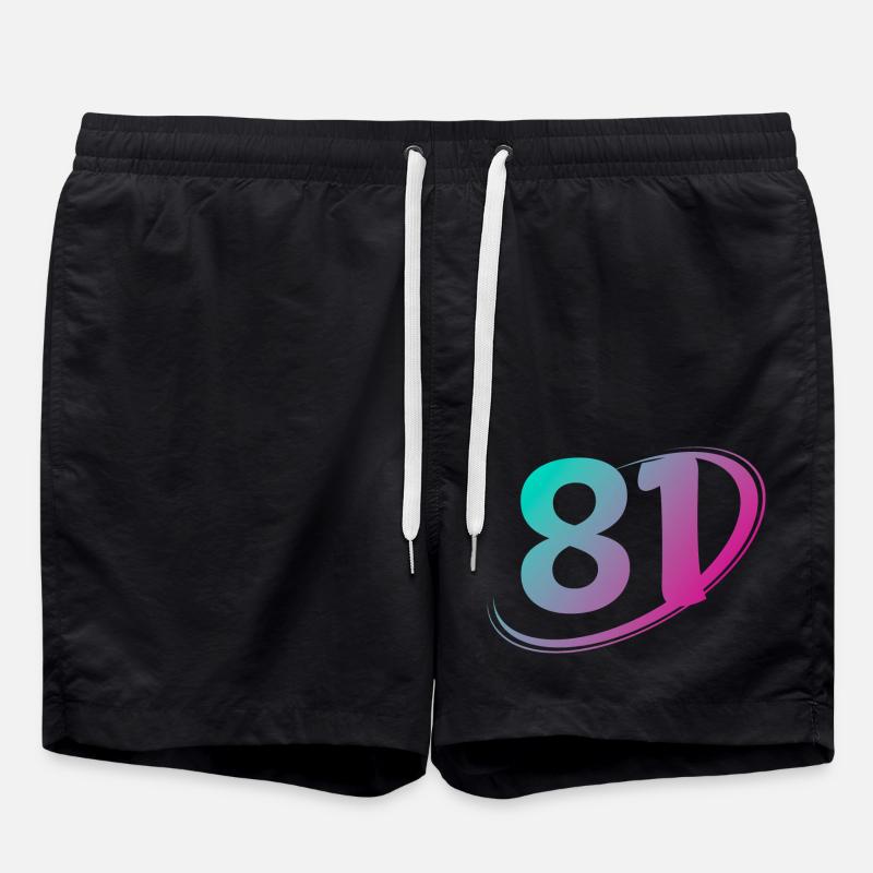 Nummer 81 Mehrfarbig - Badeshorts - Schwarz