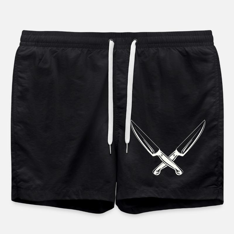 Knife 2 - Swim Trunks - black