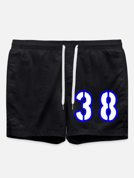 38 Symbole numérique - Short de bain - noir