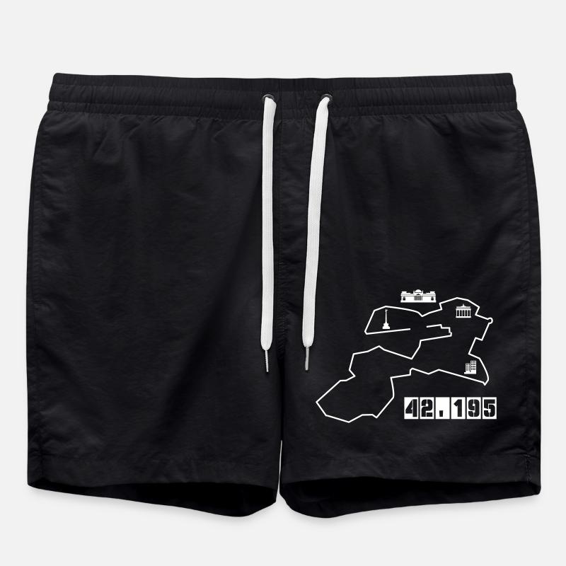 Berlin Marathon - Swim Trunks - black