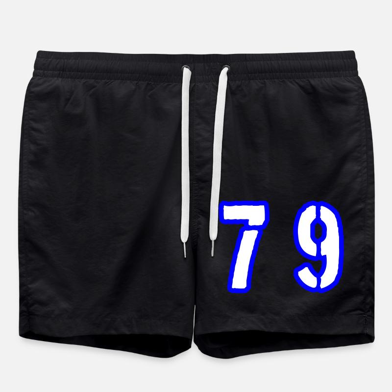 79 Symbole numérique - Short de bain - noir