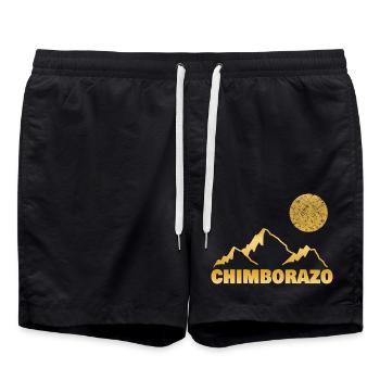 chimborazo - Badeshorts - Schwarz - Vorne - AI Model Male 185 light (185cm)
