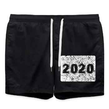 2020 2020 - Swim Trunks - black - Front - AI Model Male 185 light (185cm)