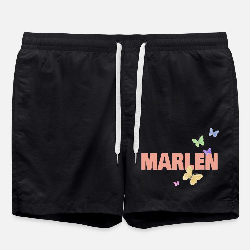 Marlen as Marlen - Swim Trunks - black