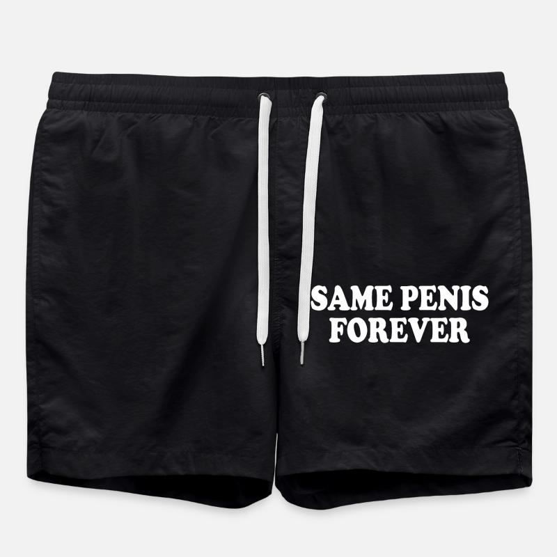 Same penis forever - Short de bain - noir