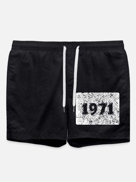 1971 - Swim Trunks - black