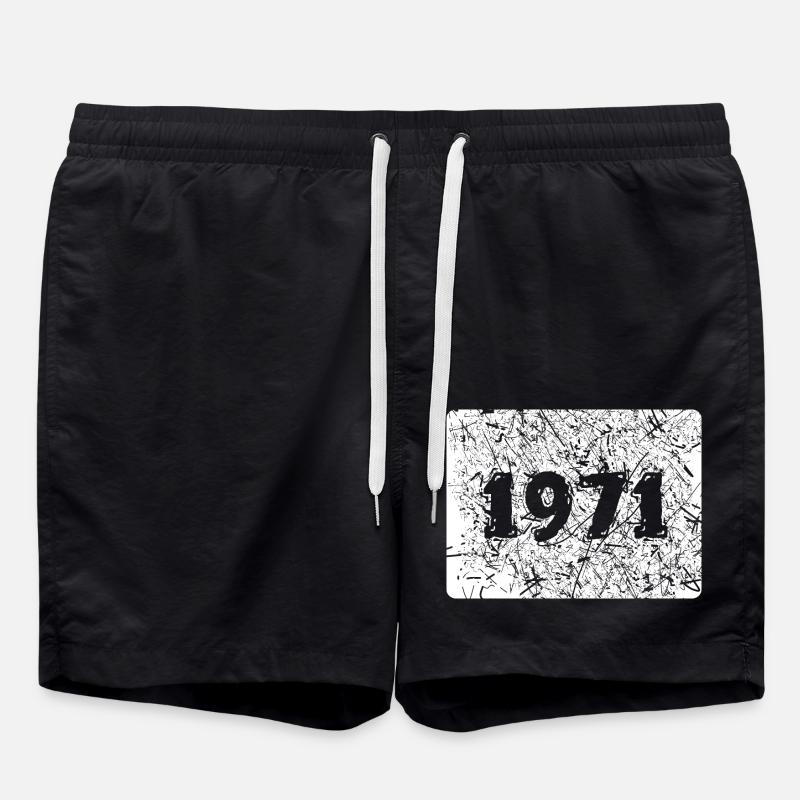 1971 - Swim Trunks - black