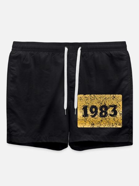 Year 1983 - Swim Trunks - black