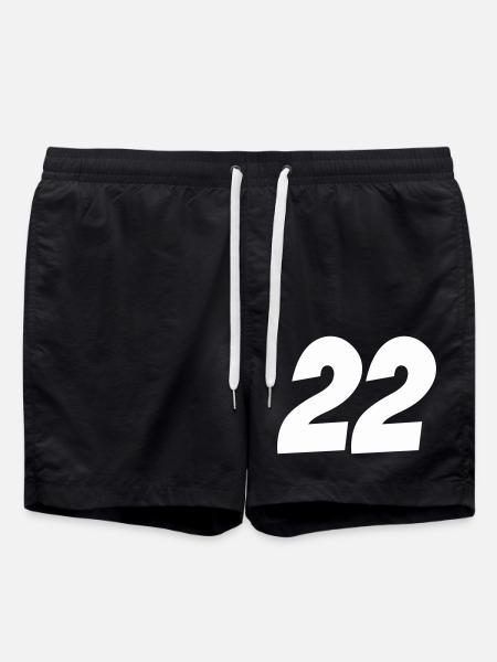 22 - Badeshorts - Schwarz
