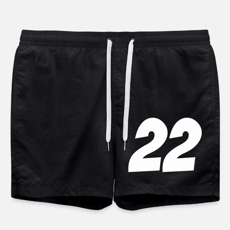 22 - Short de bain - noir