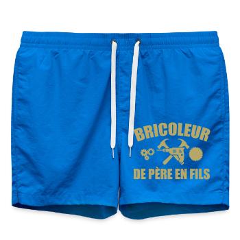 Handyman from Father to Son DIY Tools - Swim Trunks - cobalt blue - Front