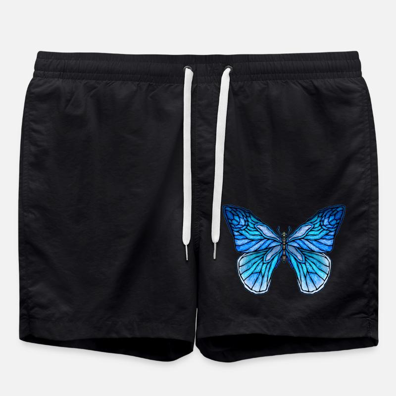 Butterfly - Swim Trunks - black